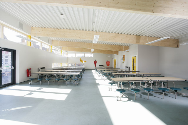 The dining room