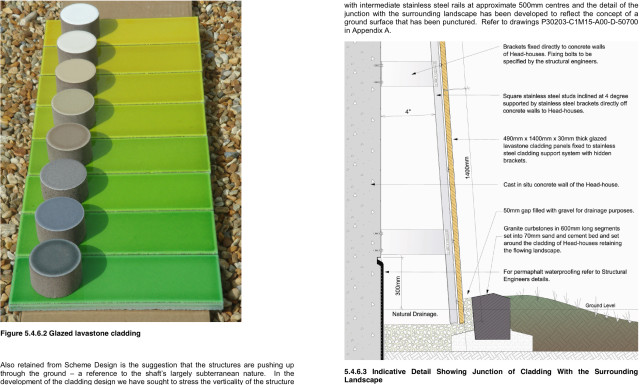 Proposed materials and detail
