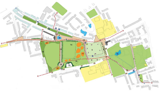 Urban realm integration diagram