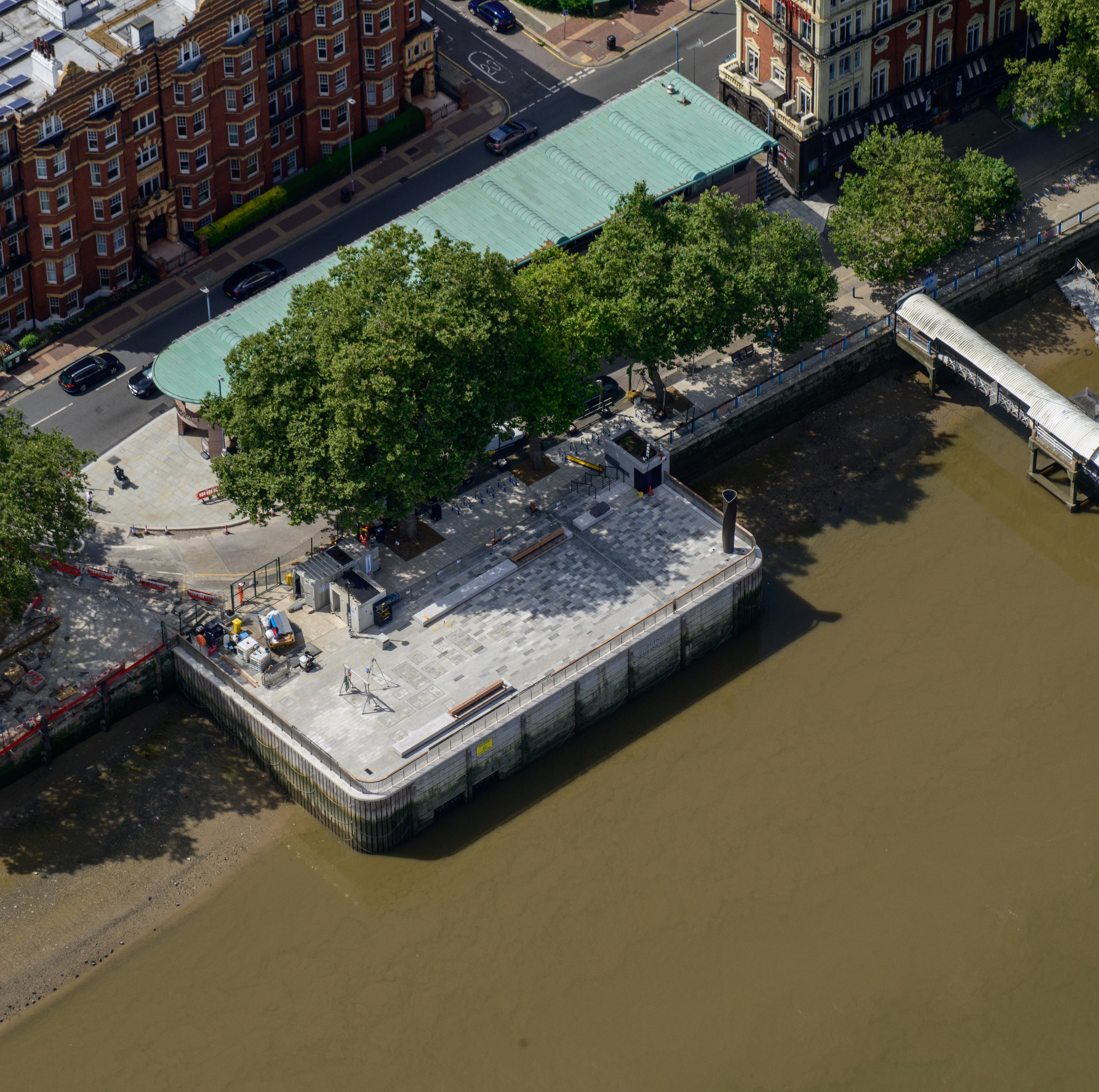 Putney Foreshore Tideway Aerial View Copyright Tideway