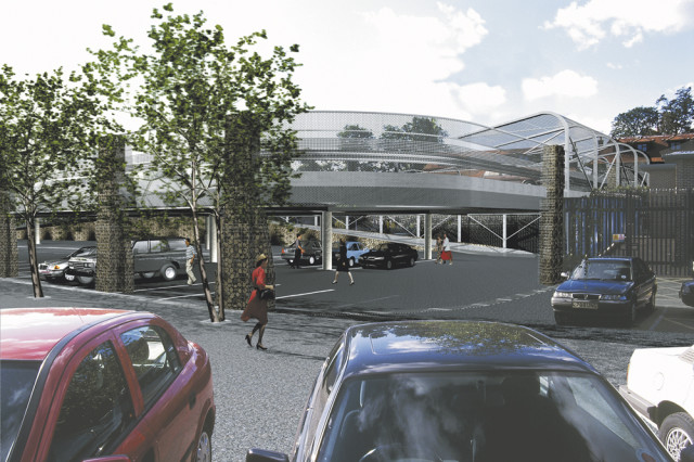 East Finchley Car Park, Bus Park visualisation