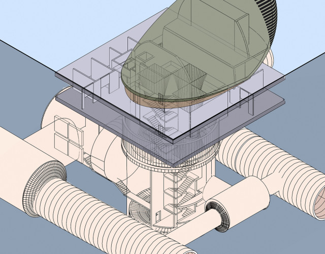 Image of Ventilation shaft head house design